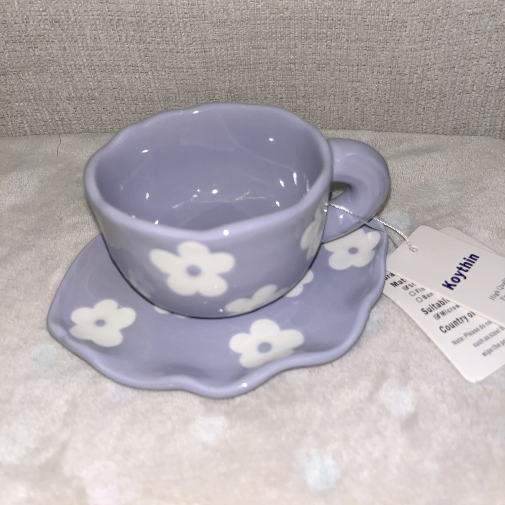 Ceramic Espresso Cup With Saucer